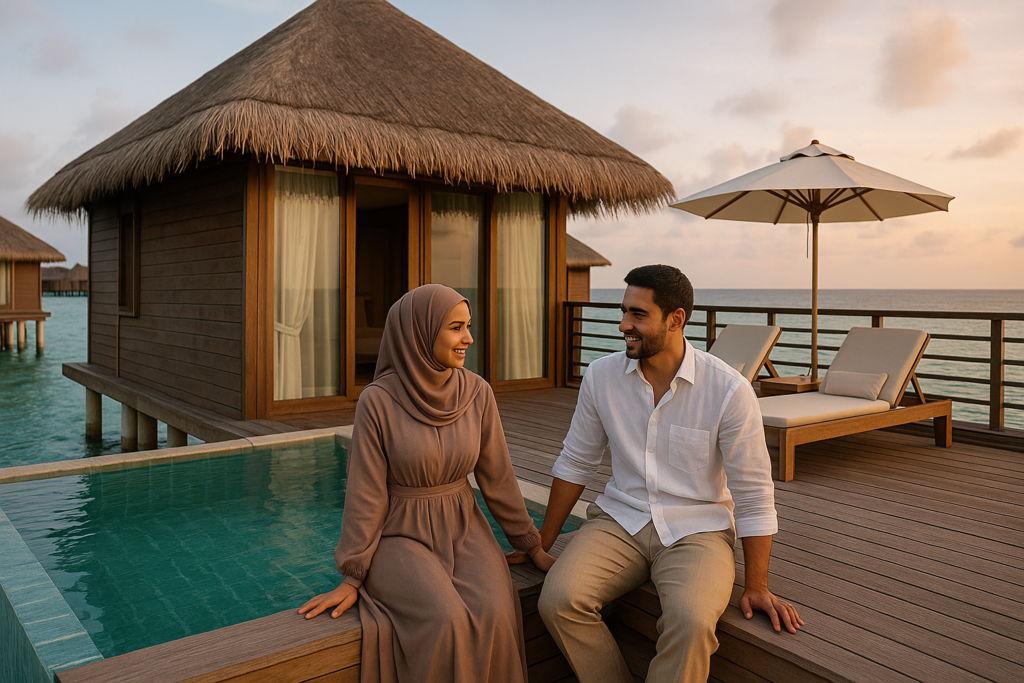 Moslimkoppel geniet in luxe villa – 100% halal vakantie
