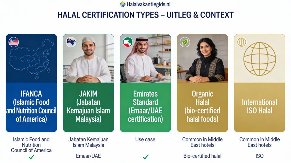 Halal certificering infographic Dubai bij top 10 beste halal hotels in Dubai