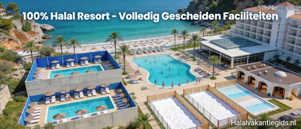 100% halal resort in Turkije met gescheiden zwembaden en stranden aan de kust