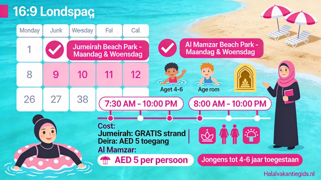 Halal Dubai voor wie geen compromissen wil met ladies-only stranden en tijden