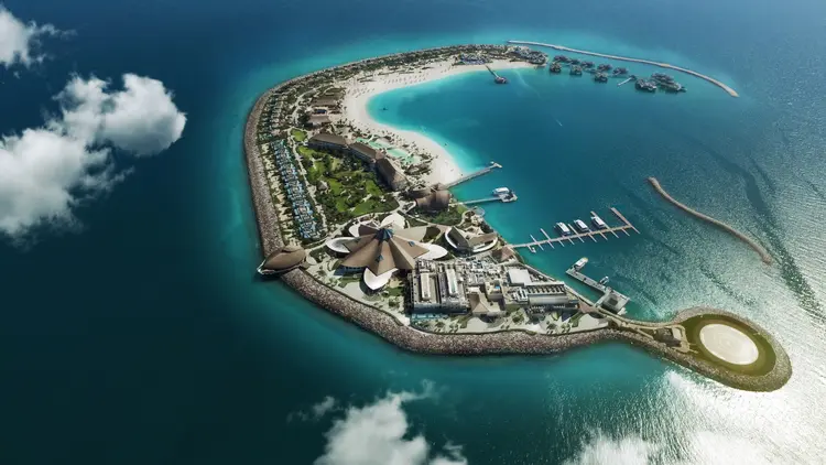 Halal bestemming Qatar bij Banana Island Resort Doha eiland nabij Doha