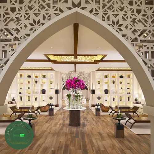 Ladies-only wellness lounge Banana Island Resort Doha halal Qatar
