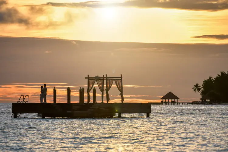 Halal honeymoon hotel met luxe villa’s en strand in Malediven