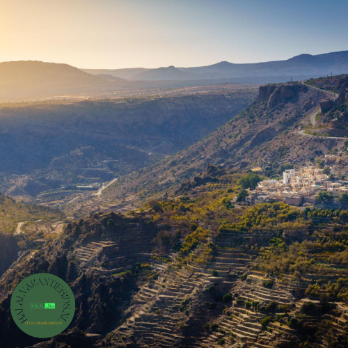 Halal honeymoon Oman voor getrouwde koppels bergdorp Jebel Akhdar regio