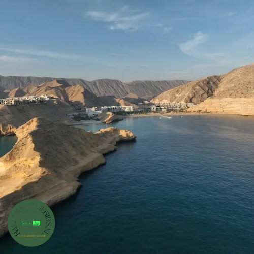 Halal Hotels Oman bij Al Jissah baai in Muscat, 100% alcoholvrij resort