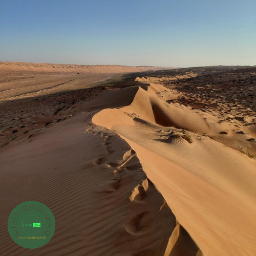 Halal honeymoon Oman voor getrouwde koppels panorama Sharqiya Sands Oman