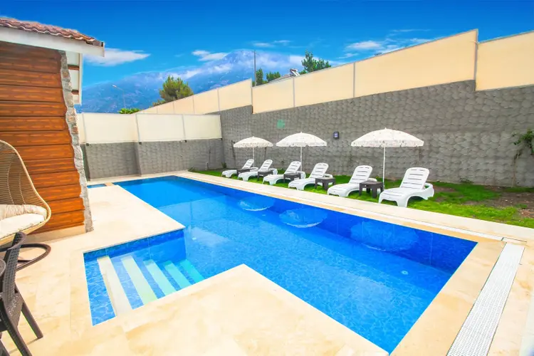 Halal honeymoon hotel met privézwembad bij villa in Fethiye, Turkije