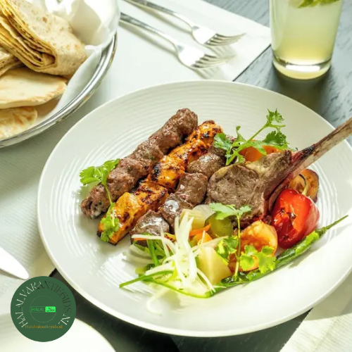 Halal grillgerecht Shaza Doha halal hotel Doha centrum