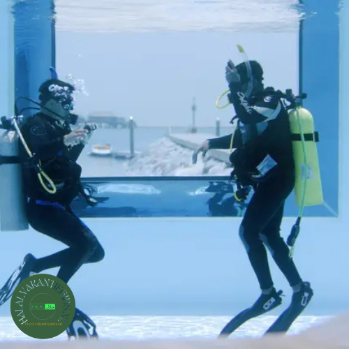 Duikcentrum Banana Island Resort Doha halal Qatar onderwater