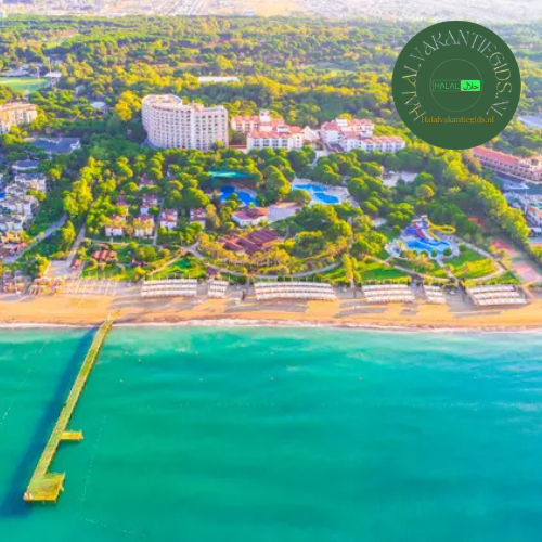 Altis Resort Hotel Spa Belek luchtfoto resort strand zee Turkije all inclusive vakantie 2026