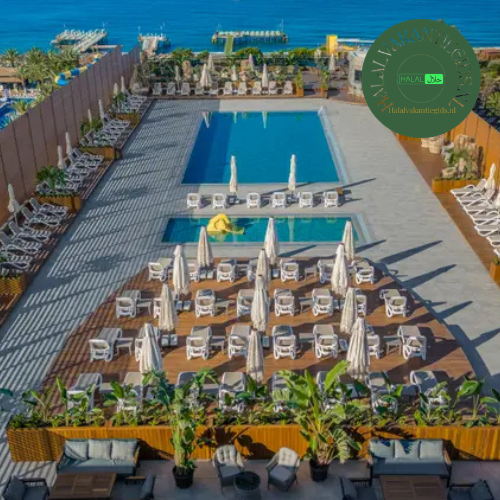 Bera Alanya Resort halal zwembad Turkije all inclusive 2026 ligbedden privé faciliteiten familie vakantie