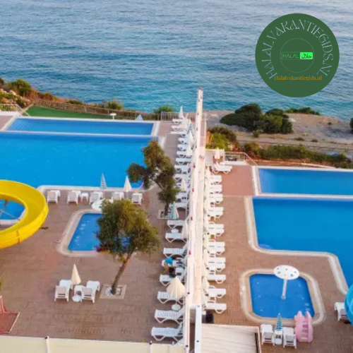 halal vakantie Turkije 2026 Sea Star Hotel Alanya zwembad ligbedden all inclusive resort