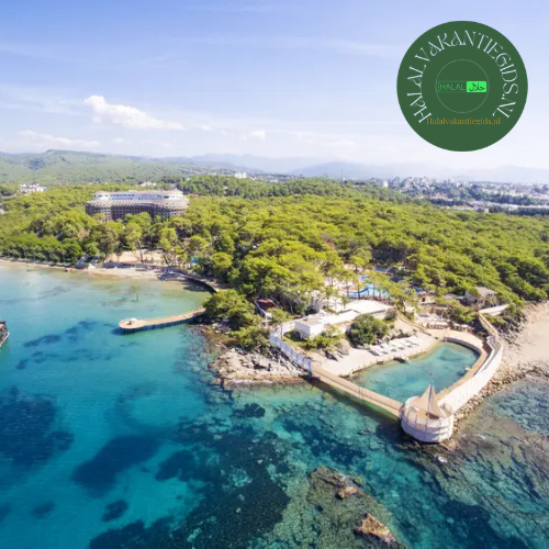 Wome Deluxe resort Turkije Alanya halal vakantie 2026 luxe hotel kust zee en natuur uitzicht