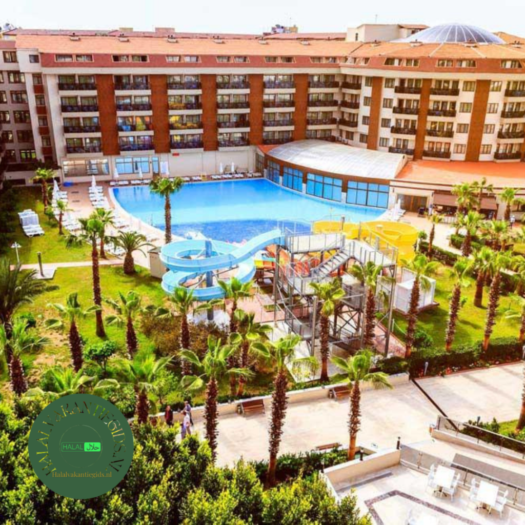 Familieresort met kinderwaterpark in halal all inclusive Turkije met kinderen