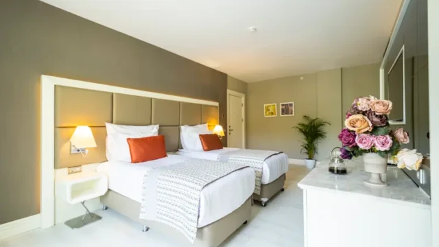 Comfortabele kamer met halalvriendelijke service. Tweepersoonskamer – Wome Prime Halal Resort Alanya Halalvakantiegids.nl