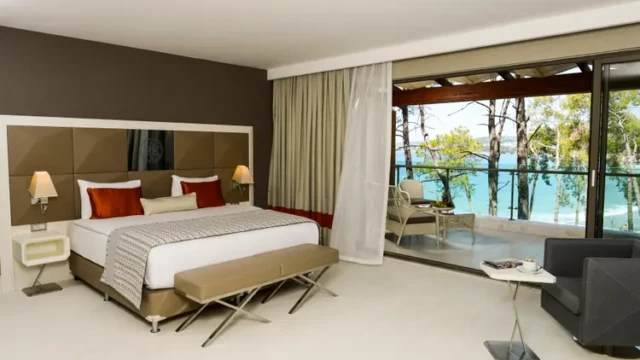 Ervaar een halal vakantie met prachtig uitzicht op zee. Kamer met zeezicht – Wome Prime Halal Resort Alanya Halalvakantiegids.nl