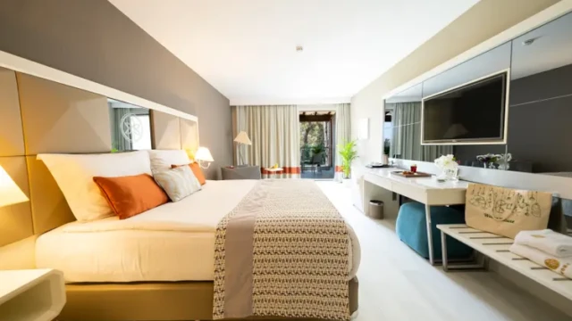 Stijlvolle en ruime kamer voor een ontspannen halal vakantie in Alanya. Luxe kamer in Wome Prime Halal Resort Alanya – Halalvakantiegids.nl